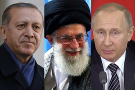 كومبو يضم بوتين وخامنئي وأردوغان