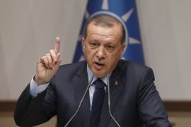 Turkish President Tayyip Erdogan makes a speech at the ruling AK Party's headquarters in Ankara, Turkey, May 2, 2017. REUTERS/Umit Bektas