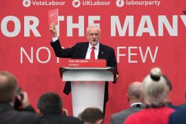 BRADFORD, ENGLAND - MAY 16: Leader of the Labour Party Jeremy Corbyn launches the Labour Party Election Manifesto, at Bradford University on May 16, 2017 in Bradford, England. Britain will vote in a general election on June 8. (Photo by Leon Neal/Getty Images)