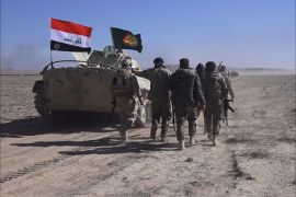 جانب من مشاركة قوات الحشد الشعبي بمعارك تحرير الموصل