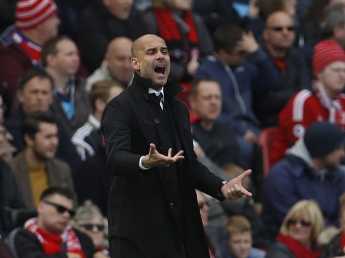 Britain Football Soccer - Middlesbrough v Manchester City - Premier League - The Riverside Stadium - 30/4/17 Manchester City manager Pep Guardiola Action Images via Reuters / Lee Smith Livepic EDITORIAL USE ONLY. No use with unauthorized audio, video, data, fixture lists, club/league logos or