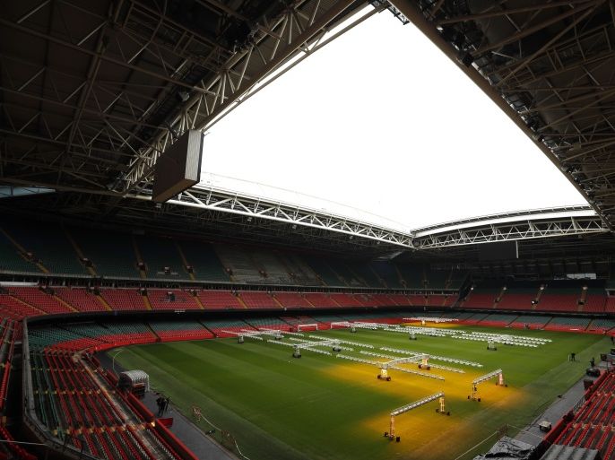 Britain Football Soccer - UEFA Champions League Final preview at Principality Stadium - Principality Stadium, Cardiff, Wales - 12/5/17 General view of inside the stadium Action Images via Reuters / John Sibley Livepic EDITORIAL USE ONLY.