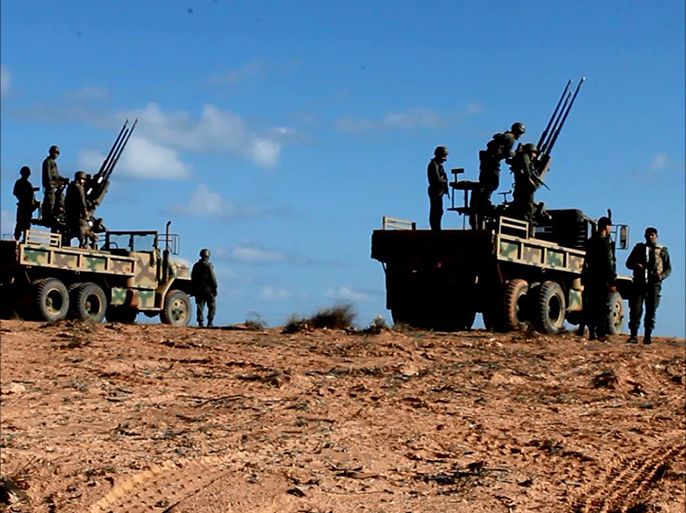الوحدات العسكرية في المنطقة العسكرية المغلقة (الحدود التونسية-الليبية
