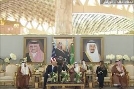 ترمب يصل إلى الرياض لعقد قمم مع العاهل السعودي وقادة مجلس التعاون الخليجي ودول عربية وإسلامية