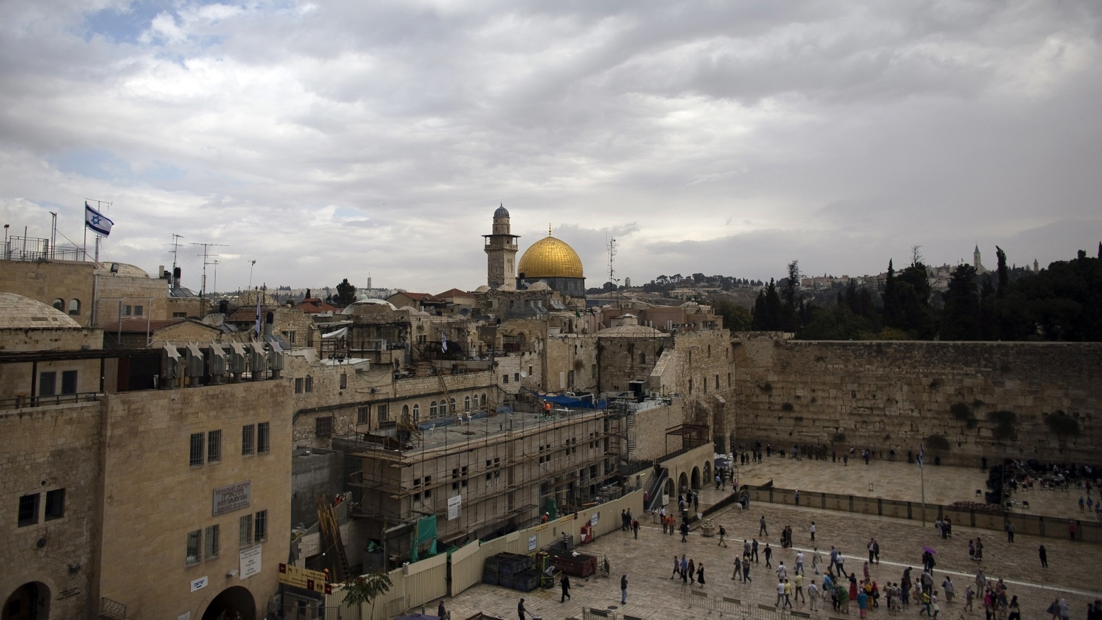 ‪حائط البراق جزء من المسجد الأقصى وهو خاضع للاحتلال الإسرائيلي‬  (رويترز)