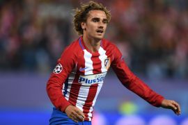 MADRID, SPAIN - MAY 10: Antoine Griezmann of Atletico Madrid looks on during the UEFA Champions League Semi Final second leg match between Club Atletico de Madrid and Real Madrid CF at Vicente Calderon Stadium on May 10, 2017 in Madrid, Spain. (Photo by Laurence Griffiths/Getty Images)