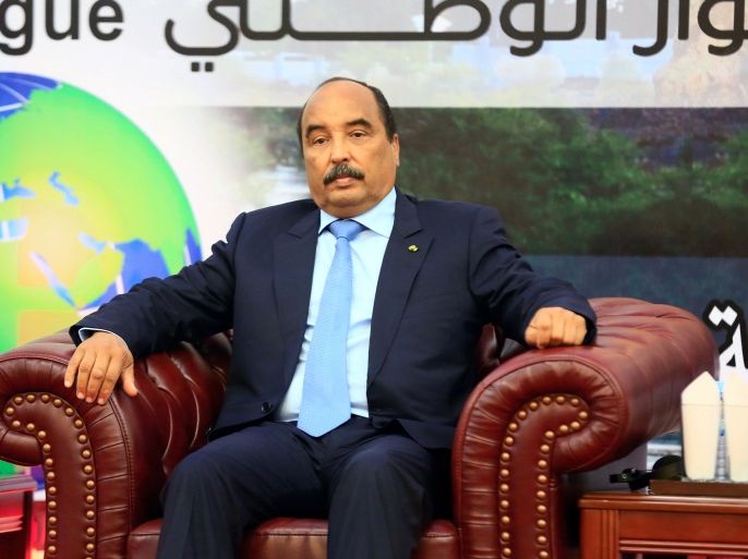 Mauritania's President Mohamed Ould Abdel Aziz attends the closing session ofÊSudan's National Dialogue at the Friendship Hall in Khartoum, Sudan, October 10, 2016. REUTERS/Mohamed Nureldin Abdallah