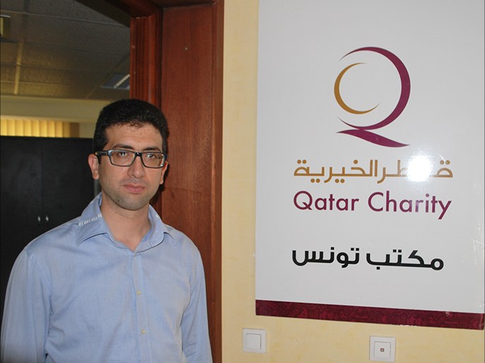 خالد الفندري مدير فرع قطر الخيرية بتونس/ مكتب المنظمة بتونس/يونيو/حزيران 2017