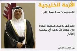 وزير الخارجية القطري الشيخ محمد بن عبد الرحمن آل ثاني قال في مقابلة تلفزيونية إن اتهام قطر بدعم الإرهاب أمر مرفوض، وأشار إلى دورها الفاعل في التحالف الدولي ضد تنظيم الدولة