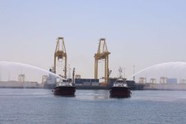 الشركة القطرية لإدارة الموانئ دشنت خطا مباشرا يربط ميناء حمد في الدوحة بميناء صُحار في سلطنة عمان
