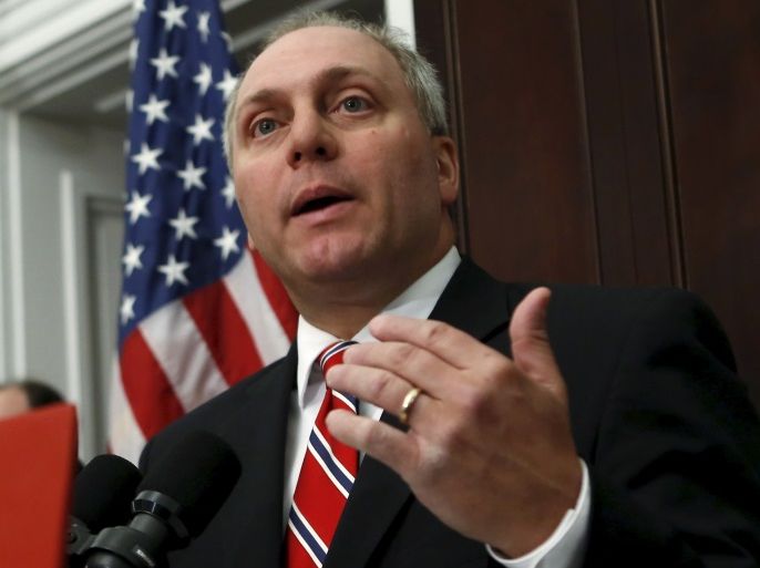 House Majority Whip Steve Scalise (R-LA) speaks at a news conference on