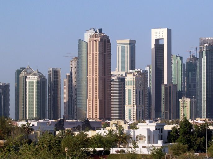 A view shows buildings in Doha, Qatar, June 9, 2017. REUTERS/Naseem Zeitoon