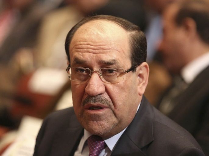 Iraq's Vice President Nouri al-Maliki attends a parliament session in Baghdad September 8, 2014. Iraq's parliament approved a new government headed by Haider al-Abadi as prime minister on Monday night, in a bid to rescue Iraq from collapse, with sectarianism and Arab-Kurdish tensions on the rise. REUTERS/Hadi Mizban/Pool (IRAQ - Tags: POLITICS)