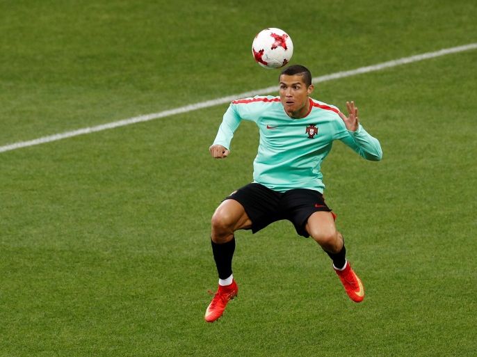 Football Soccer - Portugal Training - FIFA Confederations Cup Russia 2017 - Spartak Stadium, Moscow, Russia - June 20, 2017 Portugal's Cristiano Ronaldo during training REUTERS/Darren Staples TPX IMAGES OF THE DAY