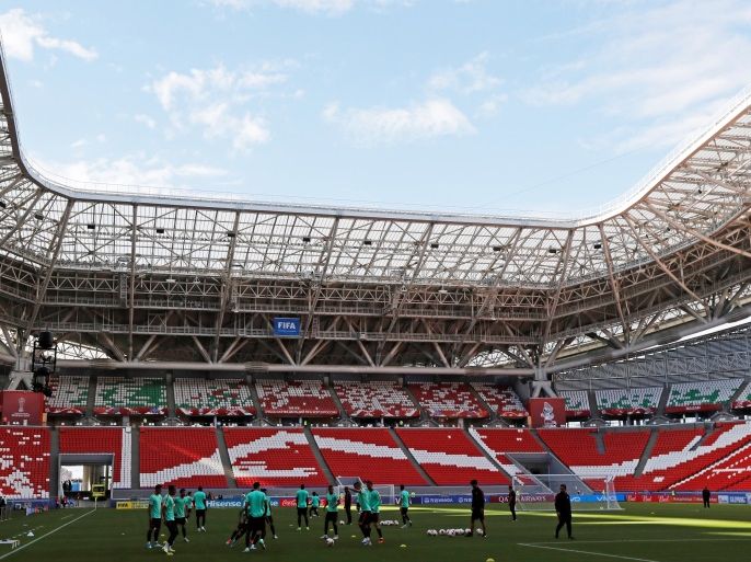 Football Soccer - Portugal Training - FIFA Confederations Cup - Kazan Arena, Kazan, Russia - June 17, 2017 General view during the training session REUTERS/Darren Staples