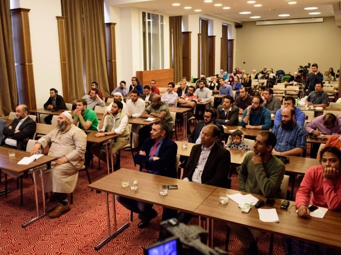 مؤتمر عقده المركز الاسلامي في براتيسلافا قبل عشرة أيام بحضور الشيخ عبد الله المصلح