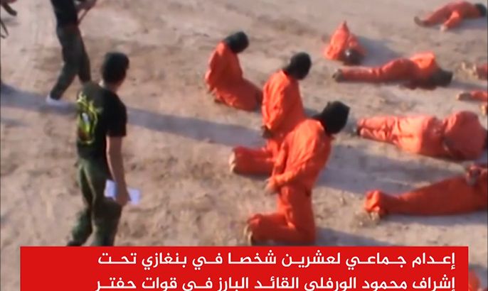 إعدام عشرين شخصا في بنغازي تحت إشراف محمود الورفلي