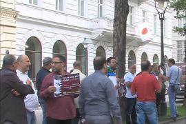 نشطاء عرب ونمساويين يطالبون من النمسا رفع الحصار عن قطر