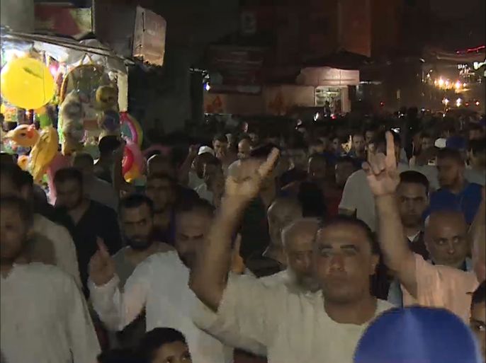 حركة حماس تنظم مسيرات في القطاع نصرة للمسجد الأقصى وتنديدآ بإستمرار الحصار