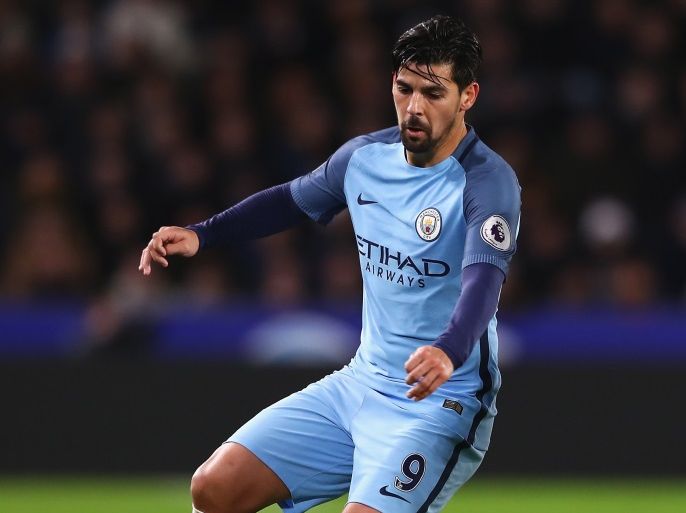 HULL, ENGLAND - DECEMBER 26: Nolito of Manchester City in action during the Premier League match between Hull City and Manchester City at KCOM Stadium on December 26, 2016 in Hull, England. (Photo by Matthew Lewis/Getty Images)