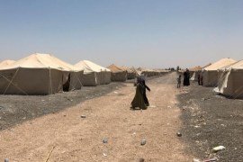 مخيم برطلة شرق الموصل الذي هجرت له عائلات بتهمة انتماء احد أفرادها لتنظيم الدولة (هيومن رايتس ووتش)