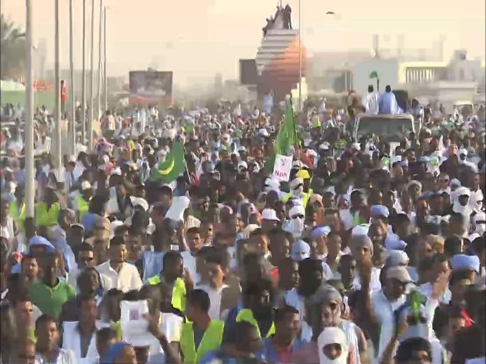 مهرجان المعارضة الموريتانية في نواكشوط ضد الإستفتاء الدستوري