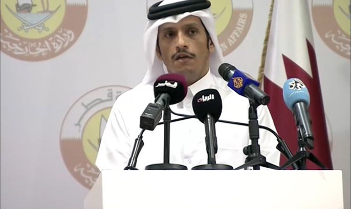 قطر تأسف لبياني دول الحصار في القاهرة وجدة