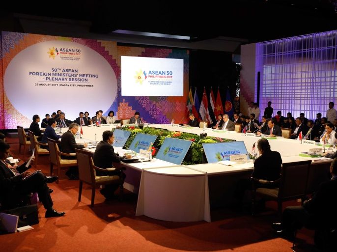 ASEAN Foreign Ministers meeting of the 50th (ASEAN) Regional Forum in Manila, Philippines, 05 August 2017.