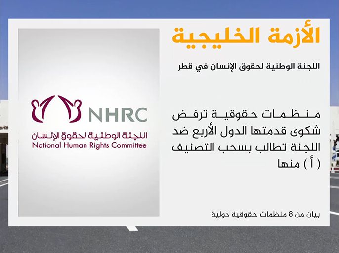 منظمات حقوقية ترفض شكوى قدمتها دول الحصار ضد قطر