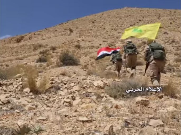 الجيش النظام السوري وقوات حزب الله في جرود القلمون الغربي