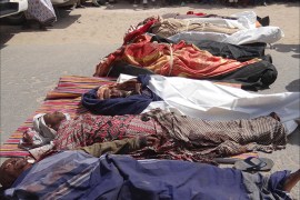 مقتل تسع مزارعين قتلوا عل أيدي جنود أمريكيين في بلدة بريرة بجنوب الصومال ،مقديشو 25 أغسطس 2017 (التصوير:قاسم سهل).