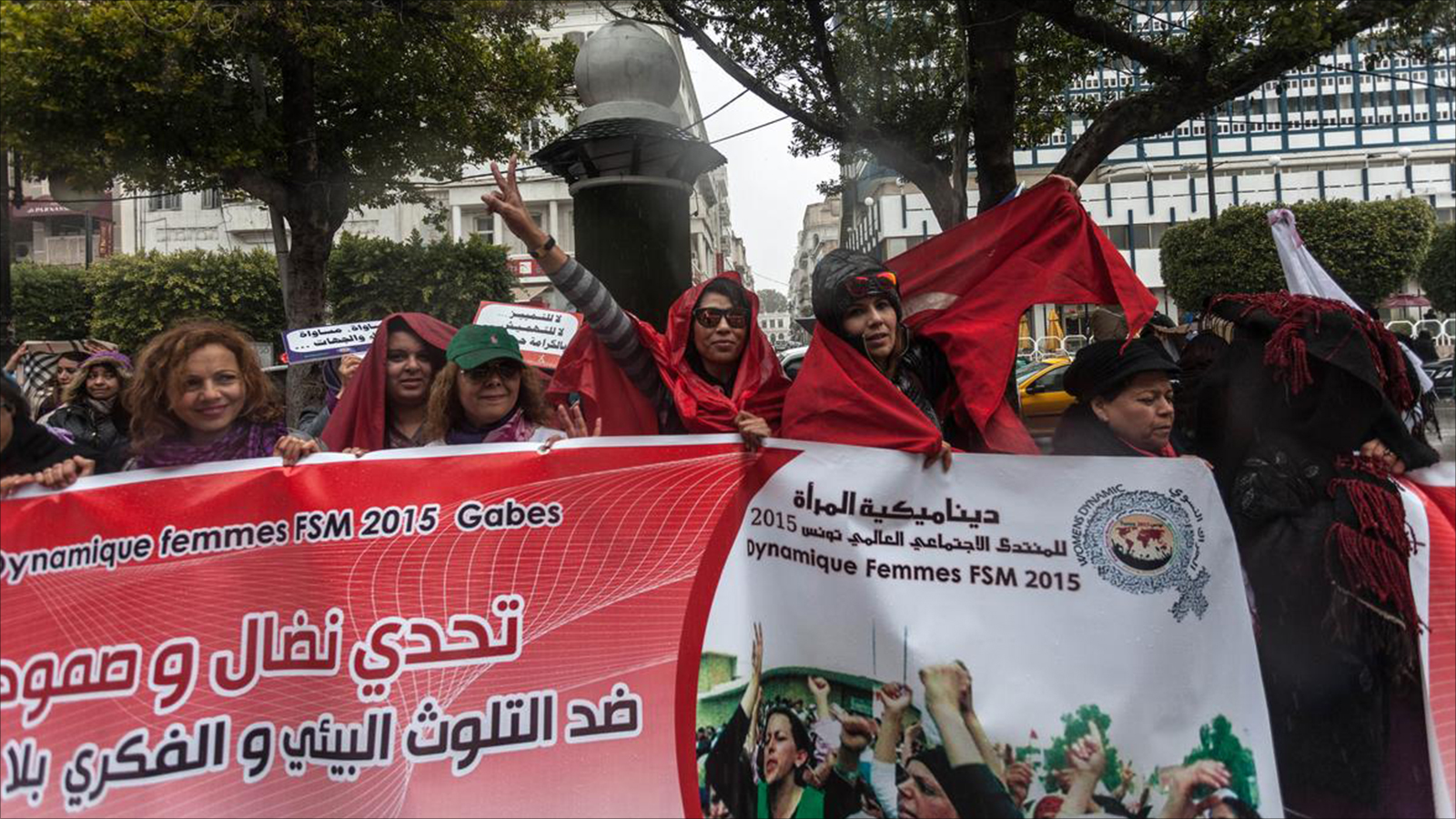 ‪التونسيات تظاهرن بمناسبات عديدة لرفض العنف وللمطالبة بالمساواة مع الرجال‬ (الأناضول)