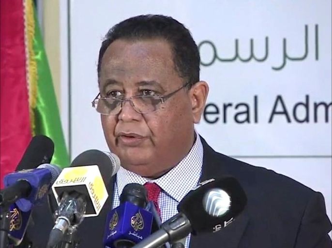 وزير الخارجيية السوداني إبراهيم غندور