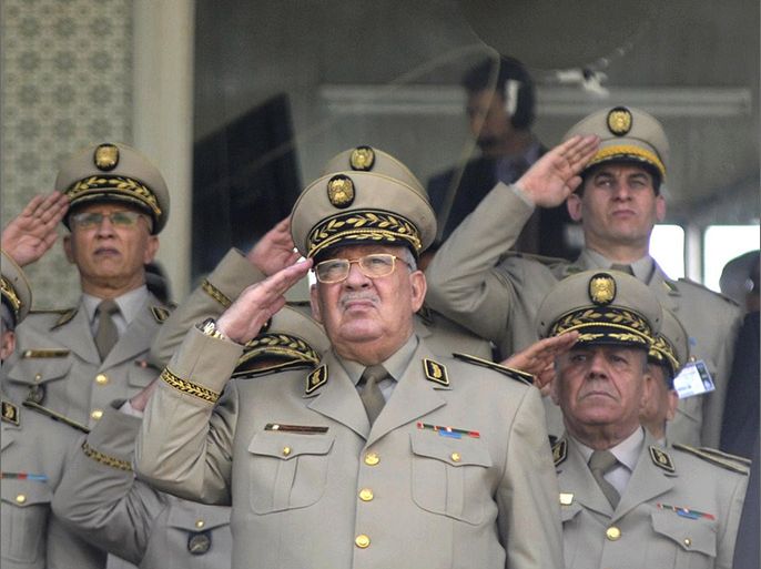 نائب وزير الدفاع رئيس أركان الجيش الجزائري أحمد قايد صالح