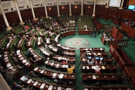 Tunisian MPs attend a parliament session for the revision by the Tunisian assembly of the bill amending the country's draconian drug law on April 25, 2017 in Tunis. The controversial 'Law 52', passed under toppled dictator Zine El Abidine Ben Ali, lays down harsh jail sentences for drugs use, in most cases cannabis resin, or 'zatla' as it is known in Tunisia. / AFP PHOTO / FETHI BELAID (Photo credit should read FETHI BELAID/AFP/Getty Images)