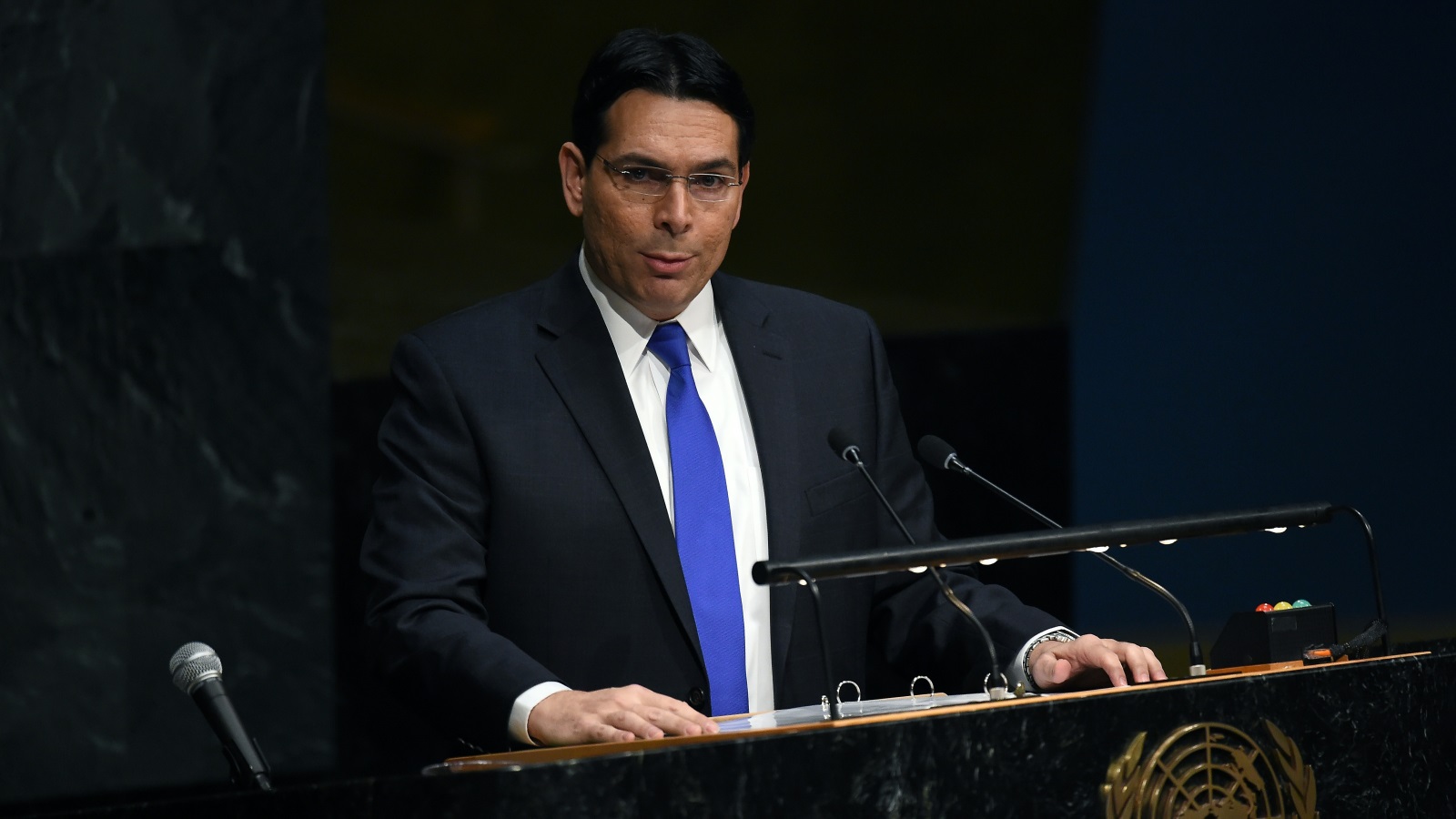 ‪سفير إسرائيل في الأمم المتحدة قال إن إصدار قائمة سوداء بشأن الاستيطان خطوة خطيرة وغير مسبوقة‬ (غيتي)