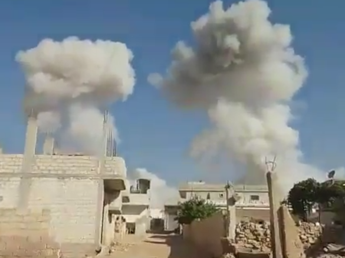 قصف روسي على منطقة الهبيط جنوبي إدلب.png