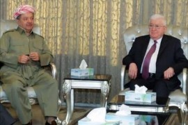 معصوم يبحث مع البارزاني الاستفتاء وسبل الاتفاق مع بغداد