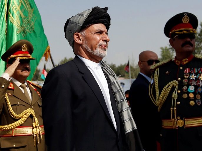 Afghan President Ashraf Ghani attends Afghan Independence Day celebrations in Kabul, Afghanistan August 19, 2017. REUTERS/Mohammad Ismail