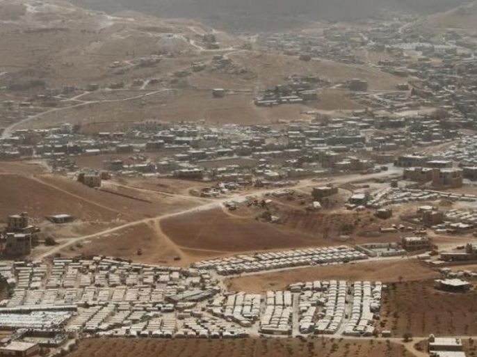 مشهد عام لمخيمات سورية تتوزع في بلدة عرسال اللبنانية وحولها قرب الحدود مع سوريا، لبنان، 21 سبتمبر/أيلول 2016.