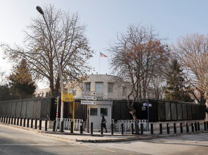 General view of the U.S. Embassy in Ankara, Turkey, December 20, 2016. REUTERS/Umit Bektas