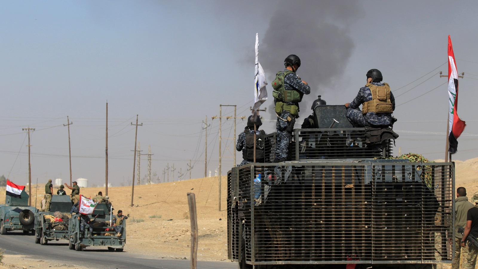 الأكراد: الجيش وحلفاؤه شنوا هجوما على شمال غربي الموصل من أربعة محاور بدعم إيراني