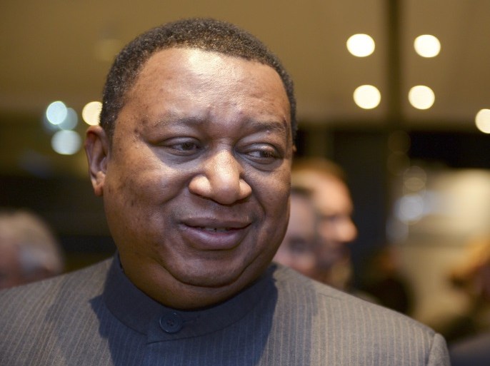 OPEC Secretary General Mohammed Barkindo of Nigeria arrives to attend the 18th International Oil Summit in Paris on April 27, 2017. / AFP PHOTO / ERIC PIERMONT (Photo credit should read ERIC PIERMONT/AFP/Getty Images)