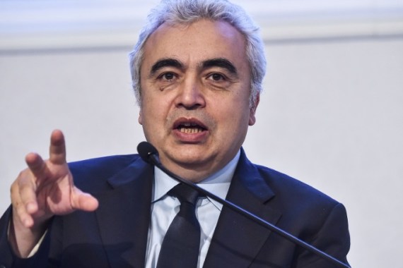 International Energy Agency (IEA) executive director Fatih Birol speaks on July 12, 2017 at the IEA- OPEC dialogue session during the 22nd World Petroleum Congress in Istanbul. / AFP PHOTO / OZAN KOSE (Photo credit should read OZAN KOSE/AFP/Getty Images)