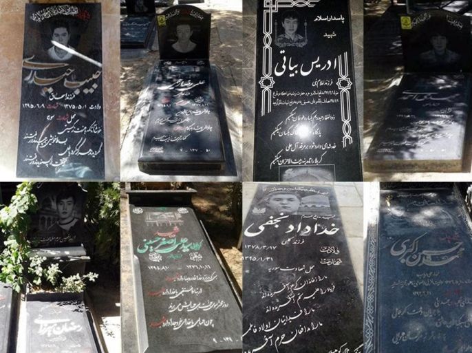 أضرحة جنود أطفال أفغان دفنوا في إيران