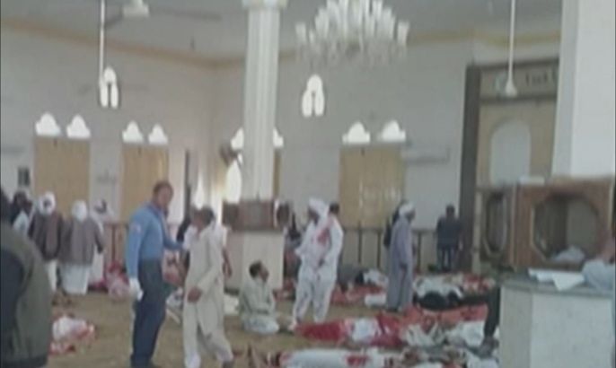 ارتفاع عدد ضحايا هجوم سيناء إلى 235 قتيلا