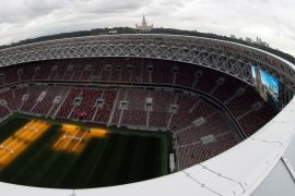 A general view shows the Luzhniki Stadium which will host matches of the 2018 FIFA World Cup in Moscow, Russia August 29, 2017. REUTERS/Maxim Shemetov