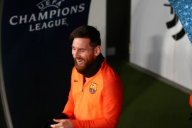 Soccer Football - Champions League - FC Barcelona Training - Allianz Stadium, Turin, Italy - November 21, 2017 Barcelona’s Lionel Messi during training REUTERS/Alessandro Bianchi