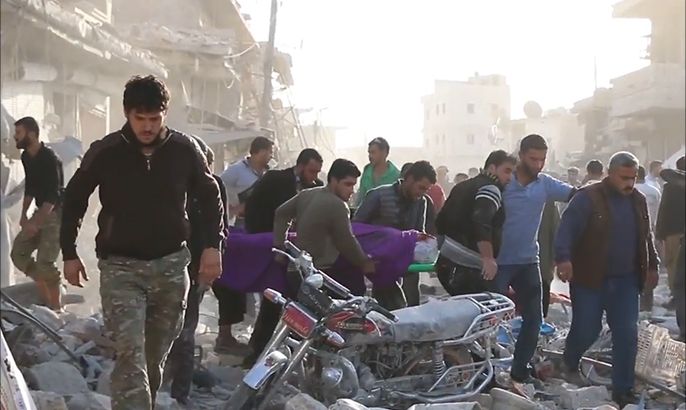 قتلى وجرحى بقصف على مدينة الأتارب بريف حلب