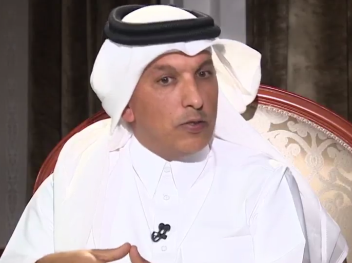 قال وزير المالية القطري/ علي شريف العمادي/ إنه يَجري التأكد مما ورد في تسريبات السفير الإماراتي في الولايات المتحدة بشأن محاولات إضعاف الريال القطري، وسحب تنظيم كأس العالم من قطر.